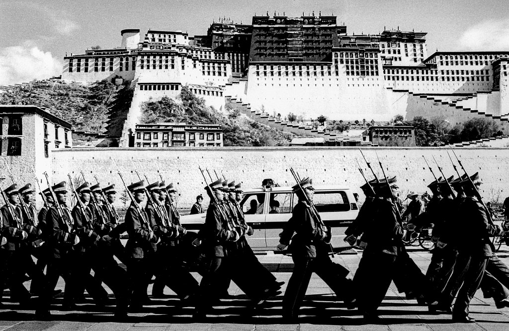 Military parade. Lhasa